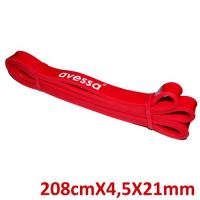 Avessa Lateks Güç Bandı 21 mm Kırmızı Orta  208cmx4.5cmx21mm