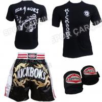 Cyclone Kickboks Şortu,Evox Kickboks Tişört,Bandaj Kickboks Seti