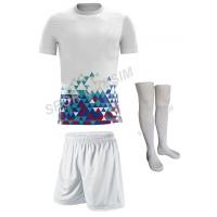 Dijital Futbol Forma,Şort,Lüks Çorap Beyaz-Turkuaz-Mavi Ronaldo2