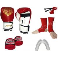 EVOX Boks,Kickboks,Muay Thai Eldiven,Ayak Çorabı,Bandaj,İp Mavi