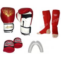 Evox Boks-Kickboks Eldiveni,Kaval Koruyucu,Bandaj,Dişlik Seti Siyah