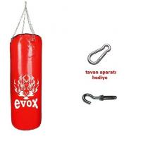Evox Boks Torbası,Kum Torbası 80cm x 30cm Siyah,Mavi,Kırmızı Renk