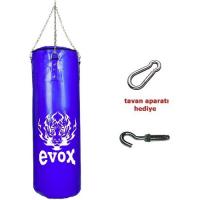 Evox Boks Torbası,Kum Torbası 80cm x 30cm Siyah,Mavi,Kırmızı Renk