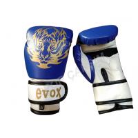 Evox Çocuk Boks,Kickboks,Muay Thai Eldiveni Mavi,4-6-8 oz