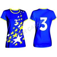 Evox Dijital Bayan Voleybol Forma, Şort Takımı KBV-007