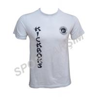 Kickboks Tişörtü,Likralı Penye Kumaş Beyaz S,M,L,XL