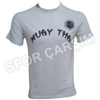 Muay Thai Tişörtü,Likralı Penye Kumaş Siyah S,M,L,XL