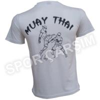 Muay Thai Tişörtü,Likralı Penye Kumaş Siyah S,M,L,XL