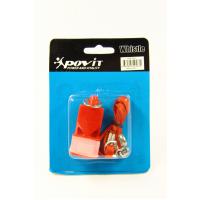 Povit Hakem Düdüğü Silikon Ağızlıklı ve İpli Kırmızı,Siyah,Mavi