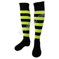 Tam Profesyonel Zebra Futbol Çorabı,Tozluk,Konç Sarı-Siyah